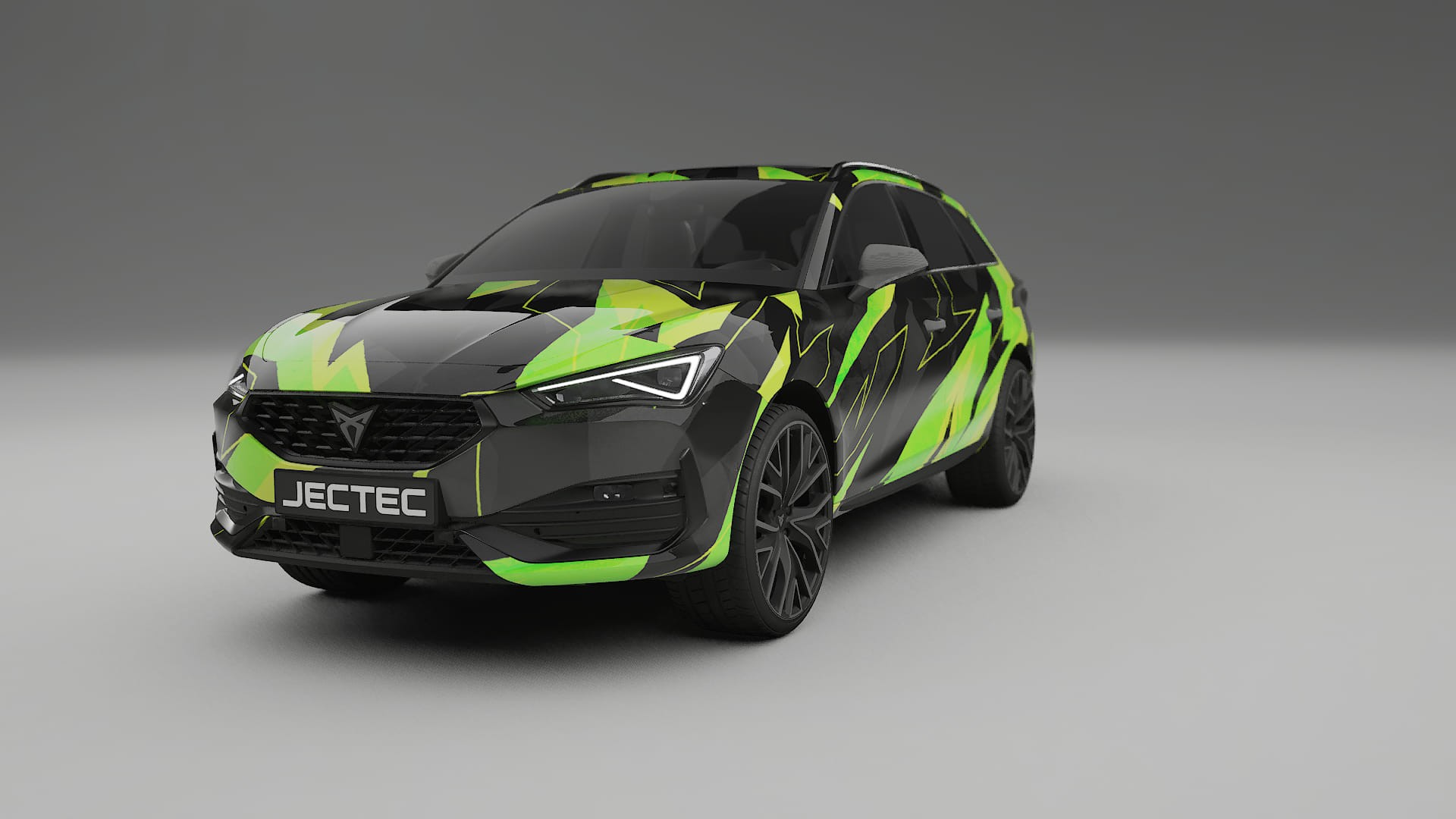 Seat Leon Cupra KL NINJA TURTLES Designed Wrap PPF Kit – Printable Polyurethane Film