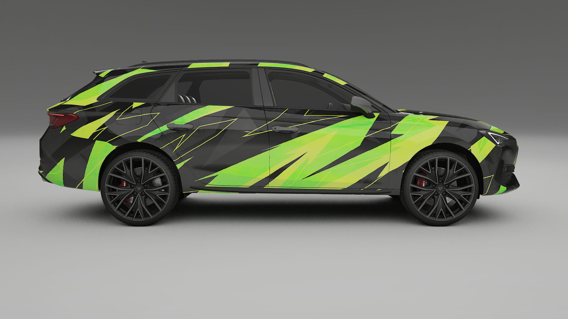 Seat Leon Cupra KL NINJA TURTLES Designed Wrap PPF Kit – Printable Polyurethane Film