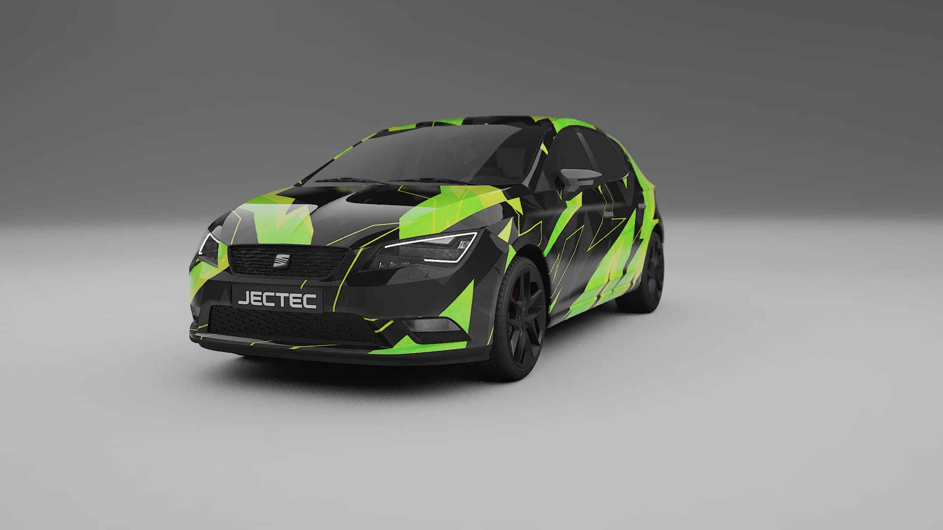Seat Leon FR 5F NINJA TURTLES Designed Wrap PPF Kit – Printable Polyurethane Film