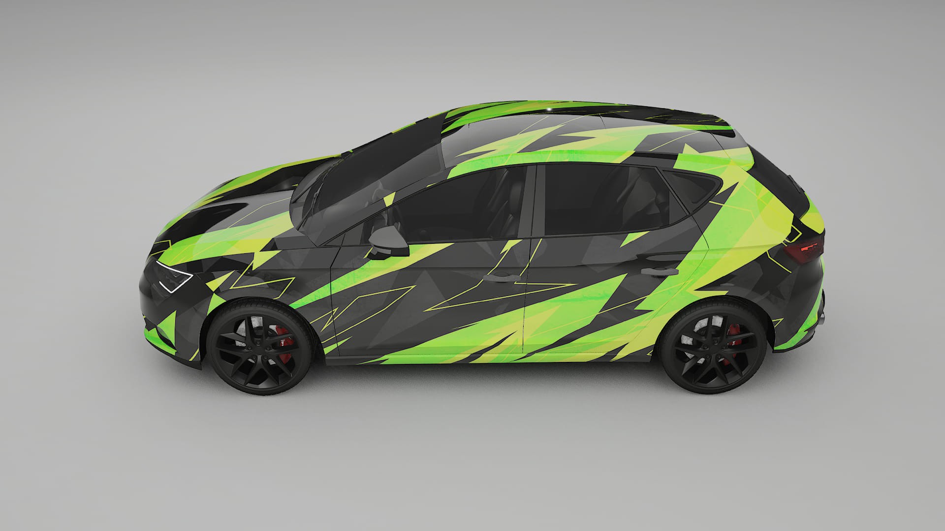 Seat Leon FR 5F NINJA TURTLES Designed Wrap PPF Kit – Printable Polyurethane Film
