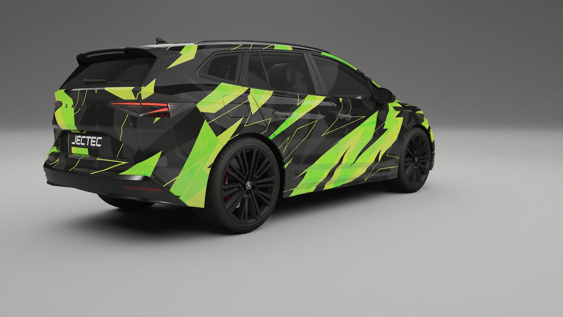 Škoda Enyaq MEB NINJA TURTLES Designed Wrap PPF Kit – Printable Polyurethane Film