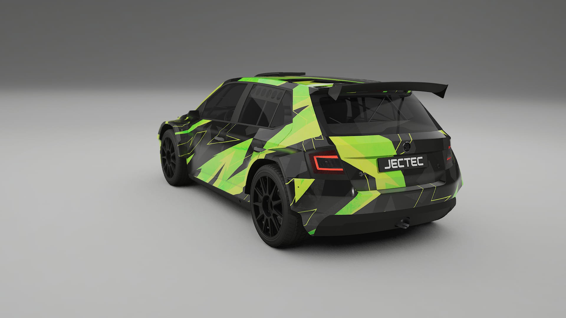 Škoda Fabia R5 6V NINJA TURTLES Designed Wrap PPF Kit – Printable Polyurethane Film