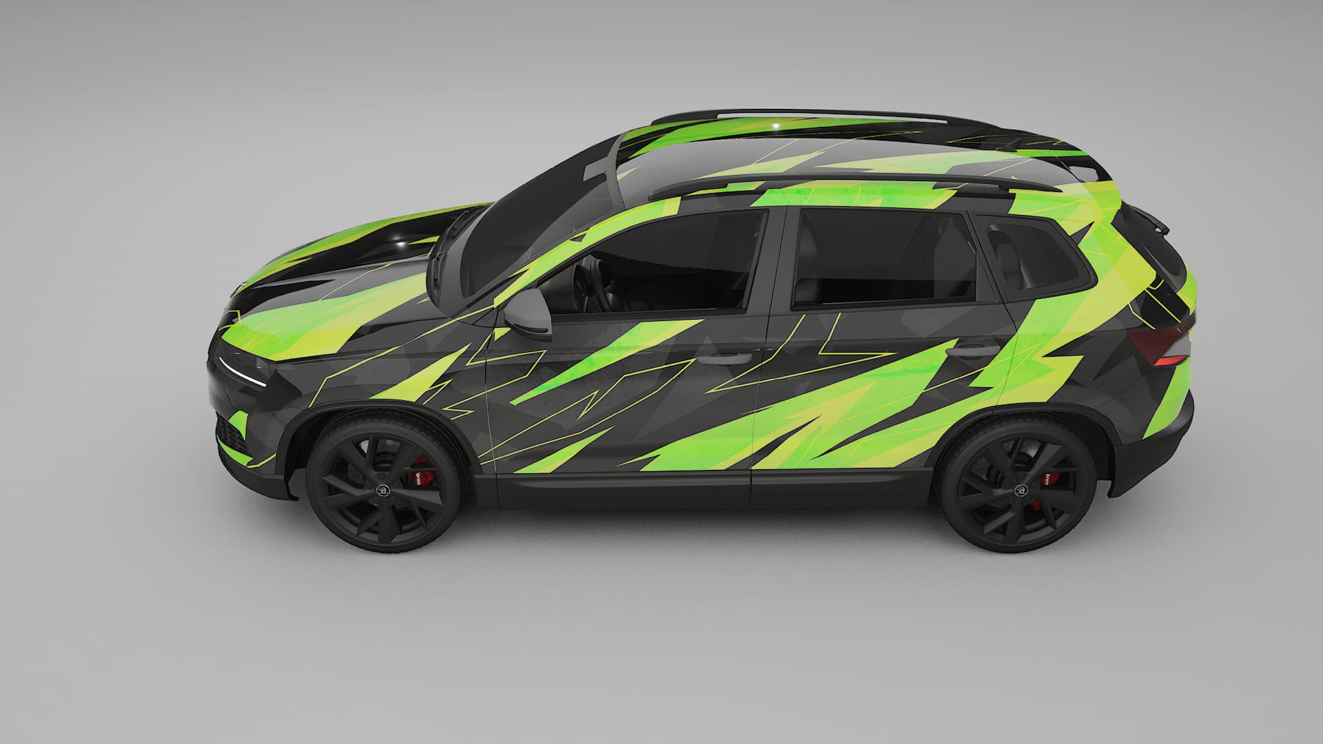 Škoda Karoq NU7 NINJA TURTLES Designed Wrap PPF Kit – Printable Polyurethane Film