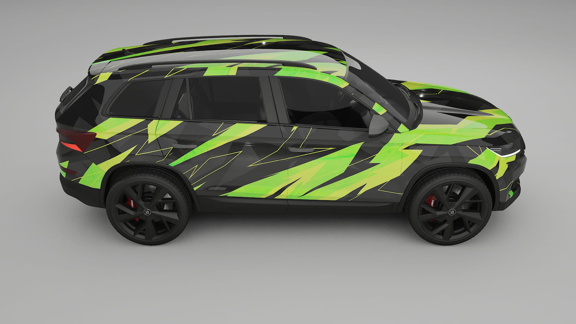 Škoda Kodiaq NS7 NINJA TURTLES Designed Wrap PPF Kit – Printable Polyurethane Film