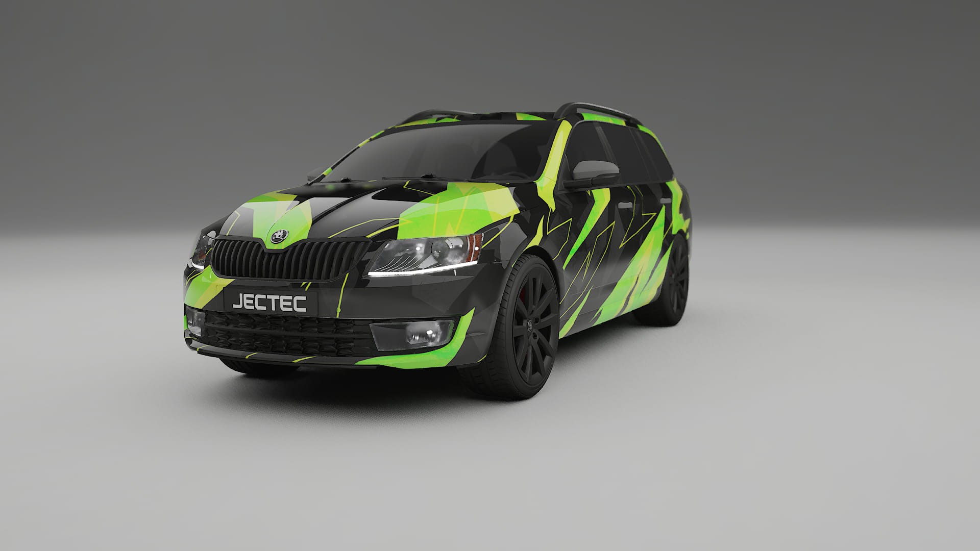Škoda Octavia combi 5E NINJA TURTLES Designed Wrap PPF Kit – Printable Polyurethane Film