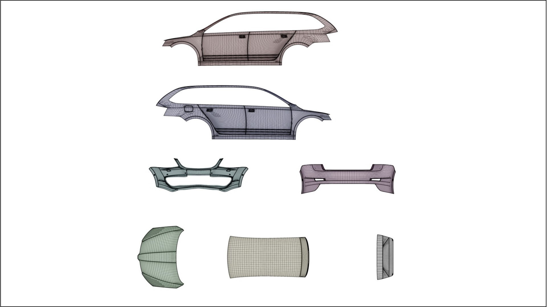 Škoda Octavia combi 5E NINJA TURTLES Designed Wrap PPF Kit – Printable Polyurethane Film 2