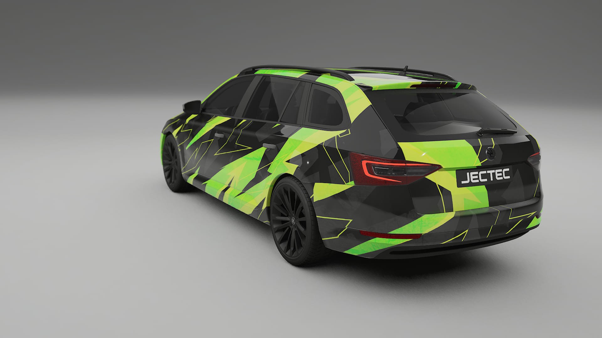 Škoda Superb B8 NINJA TURTLES Designed Wrap PPF Kit – Printable Polyurethane Film