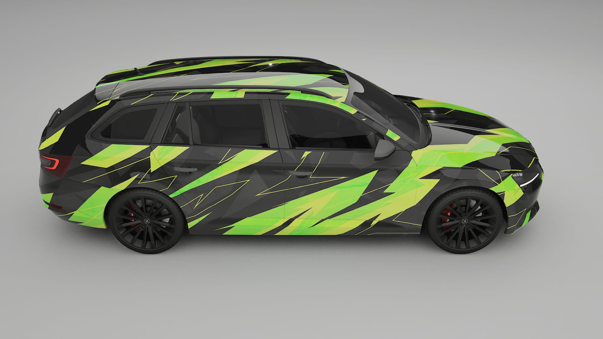 Škoda Superb B8 NINJA TURTLES Designed Wrap PPF Kit – Printable Polyurethane Film
