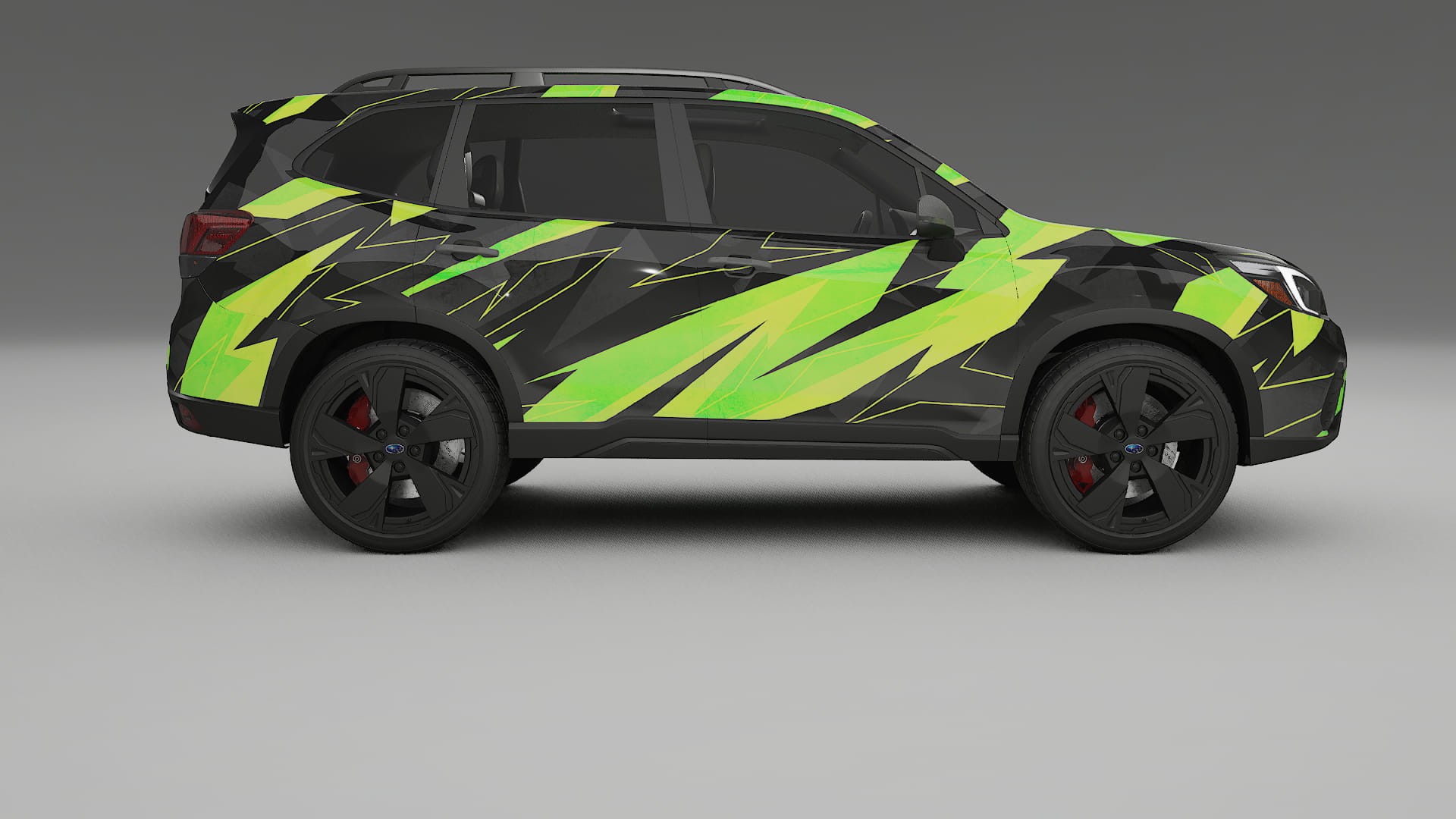Subaru Forester V SK prefacelift pre-LCI NINJA TURTLES Designed Wrap PPF Kit – Printable Polyurethane Film