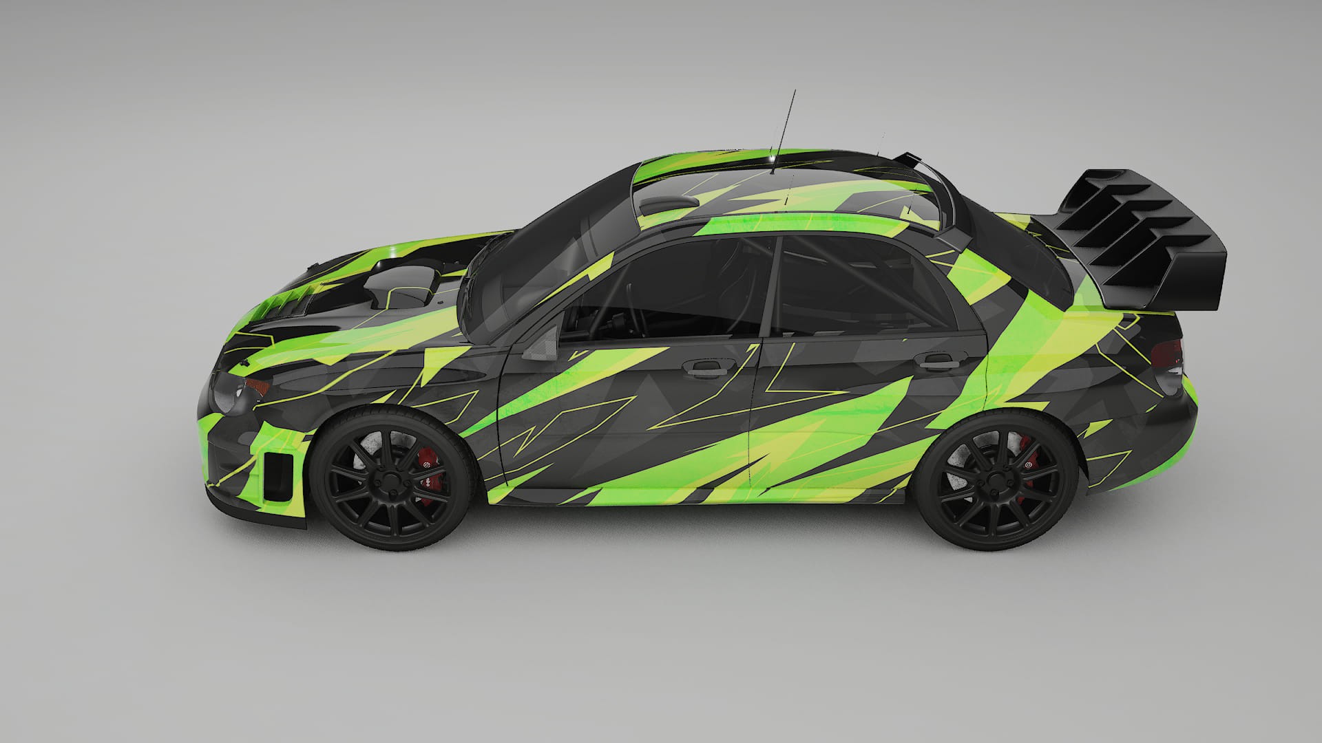 Subaru Impreza WRC GD NINJA TURTLES Designed Wrap PPF Kit – Printable Polyurethane Film