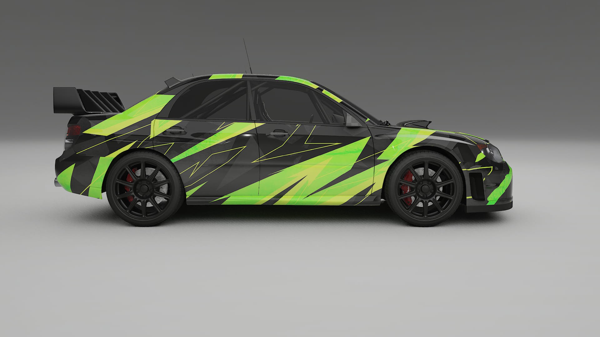 Subaru Impreza WRC GD NINJA TURTLES Designed Wrap PPF Kit – Printable Polyurethane Film