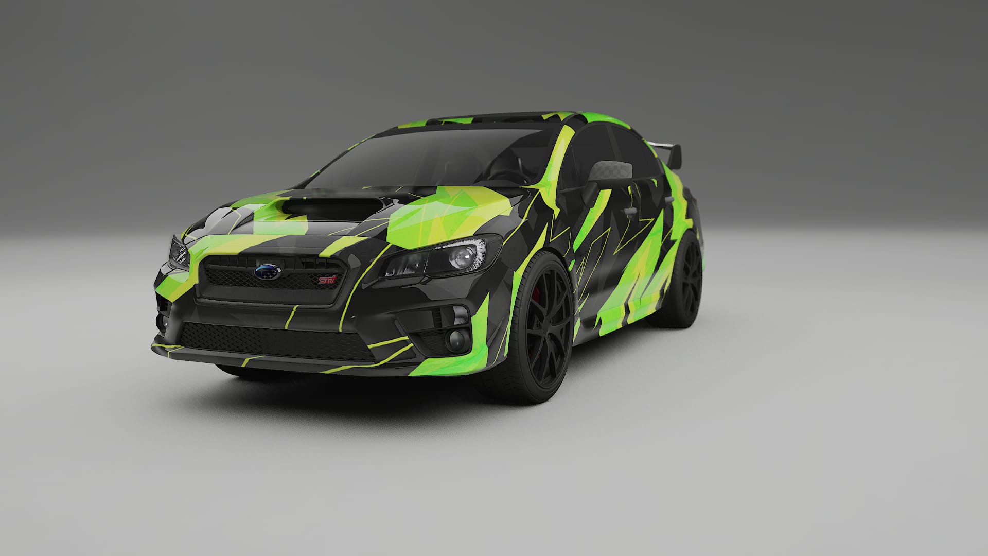 Subaru Impreza WRX Sti VA prefacelift pre-LCI NINJA TURTLES Designed Wrap PPF Kit – Printable Polyurethane Film