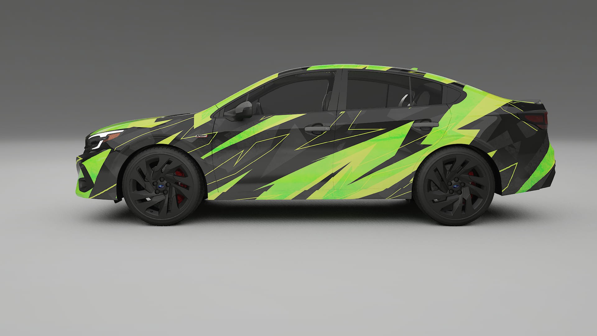 Subaru Legacy BW NINJA TURTLES Designed Wrap PPF Kit – Printable Polyurethane Film