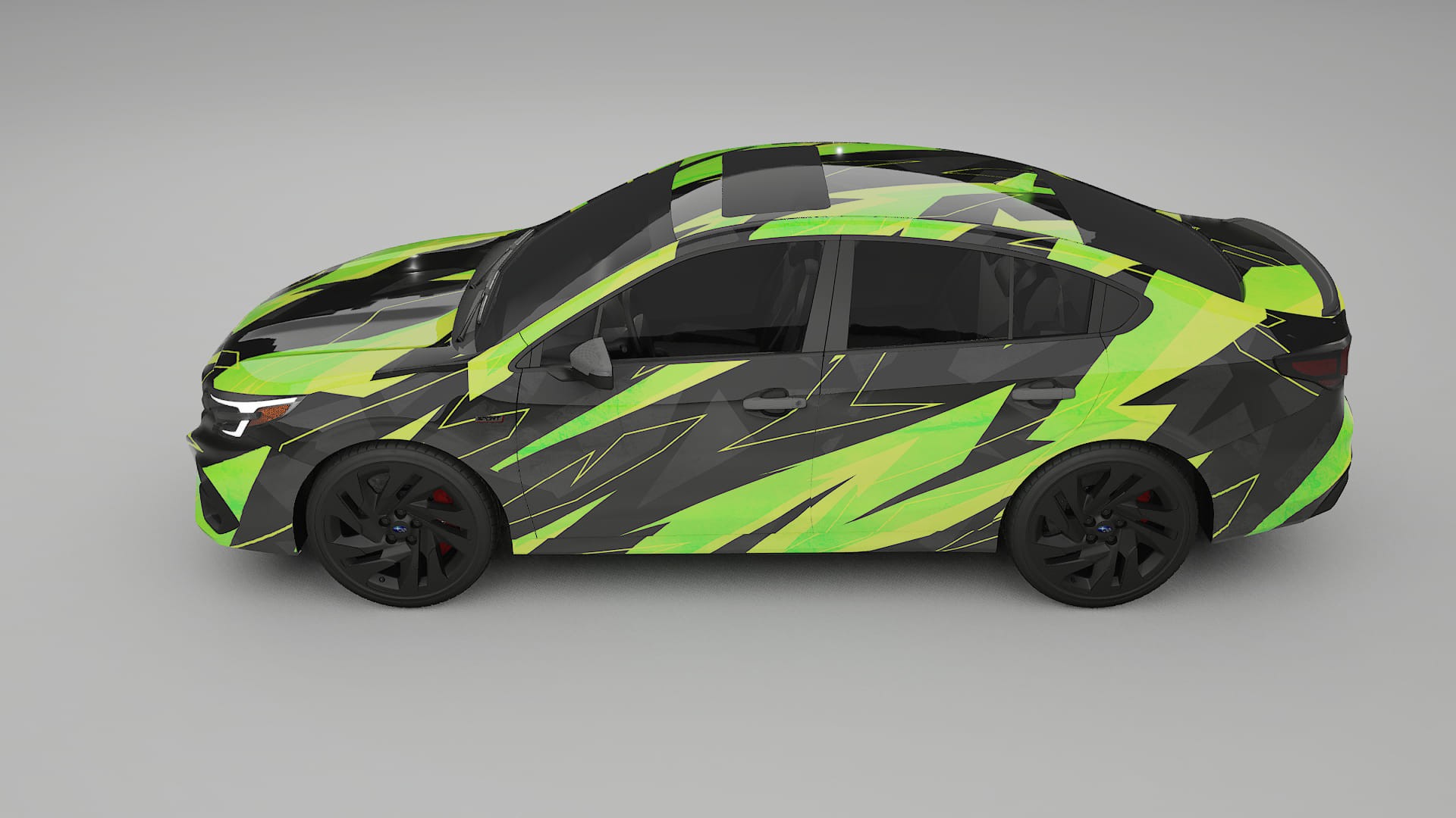 Subaru Legacy BW NINJA TURTLES Designed Wrap PPF Kit – Printable Polyurethane Film