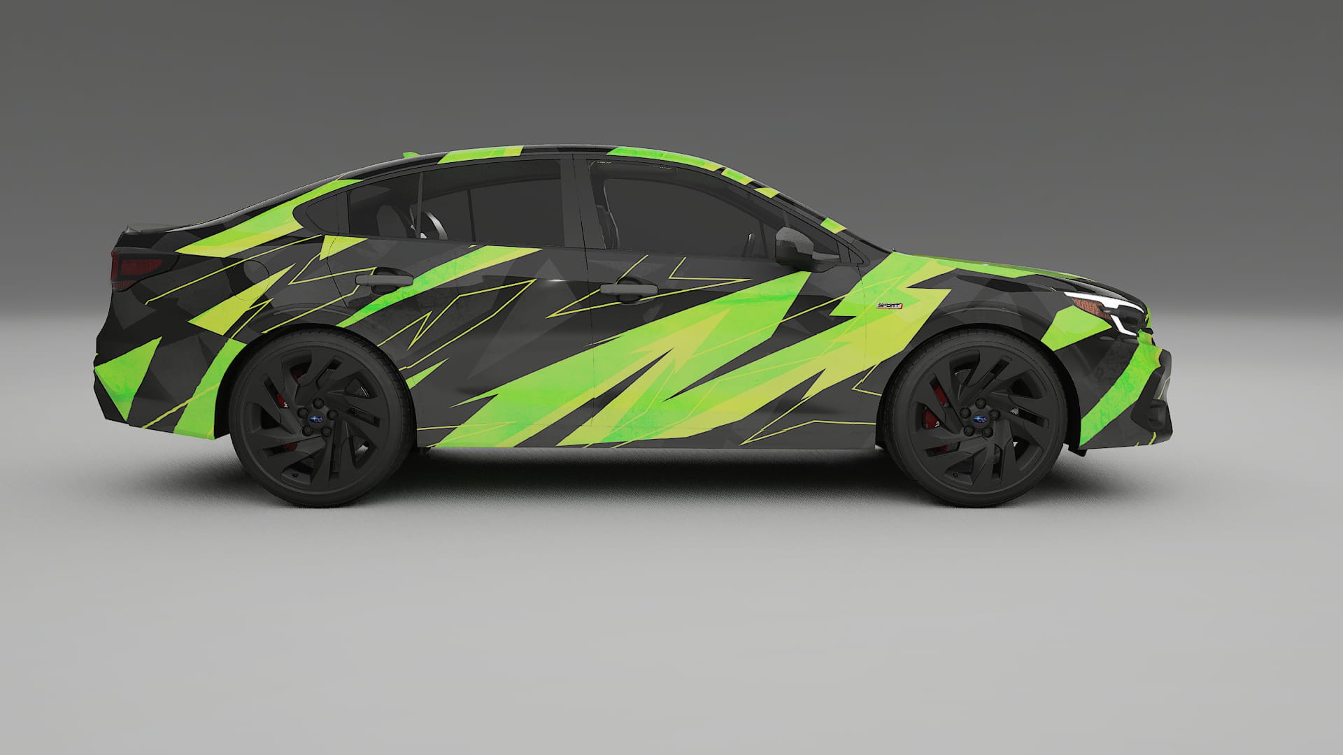 Subaru Legacy BW NINJA TURTLES Designed Wrap PPF Kit – Printable Polyurethane Film