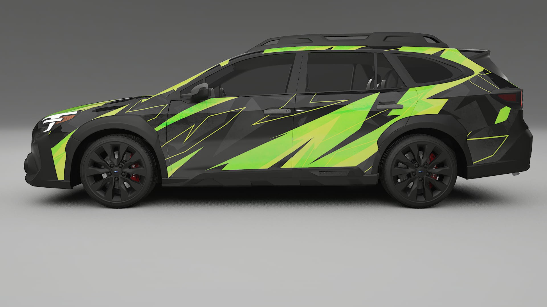 Subaru Outback VI BS facelift LCI NINJA TURTLES Designed Wrap PPF Kit – Printable Polyurethane Film