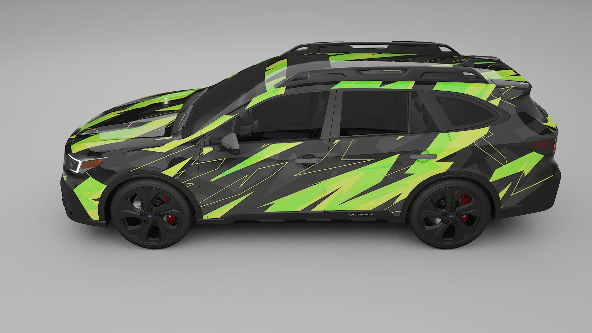 Subaru Outback VI BS prefacelift pre-LCI NINJA TURTLES Designed Wrap PPF Kit – Printable Polyurethane Film