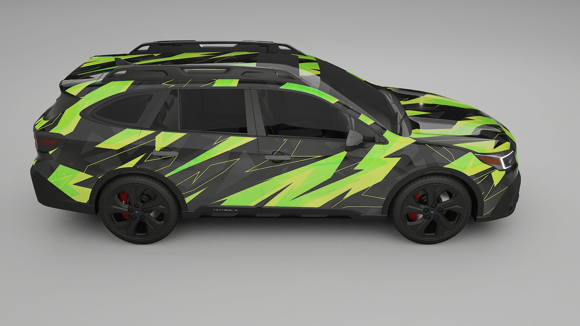 Subaru Outback VI BS prefacelift pre-LCI NINJA TURTLES Designed Wrap PPF Kit – Printable Polyurethane Film