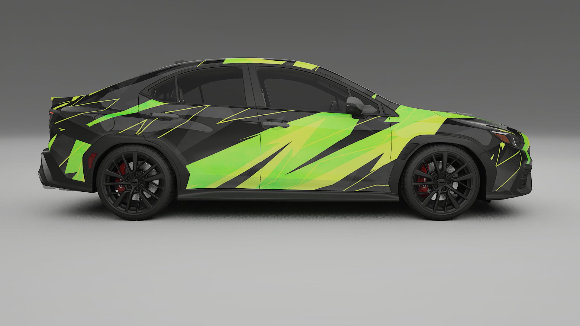 Subaru WRX VB NINJA TURTLES Designed Wrap PPF Kit – Printable Polyurethane Film