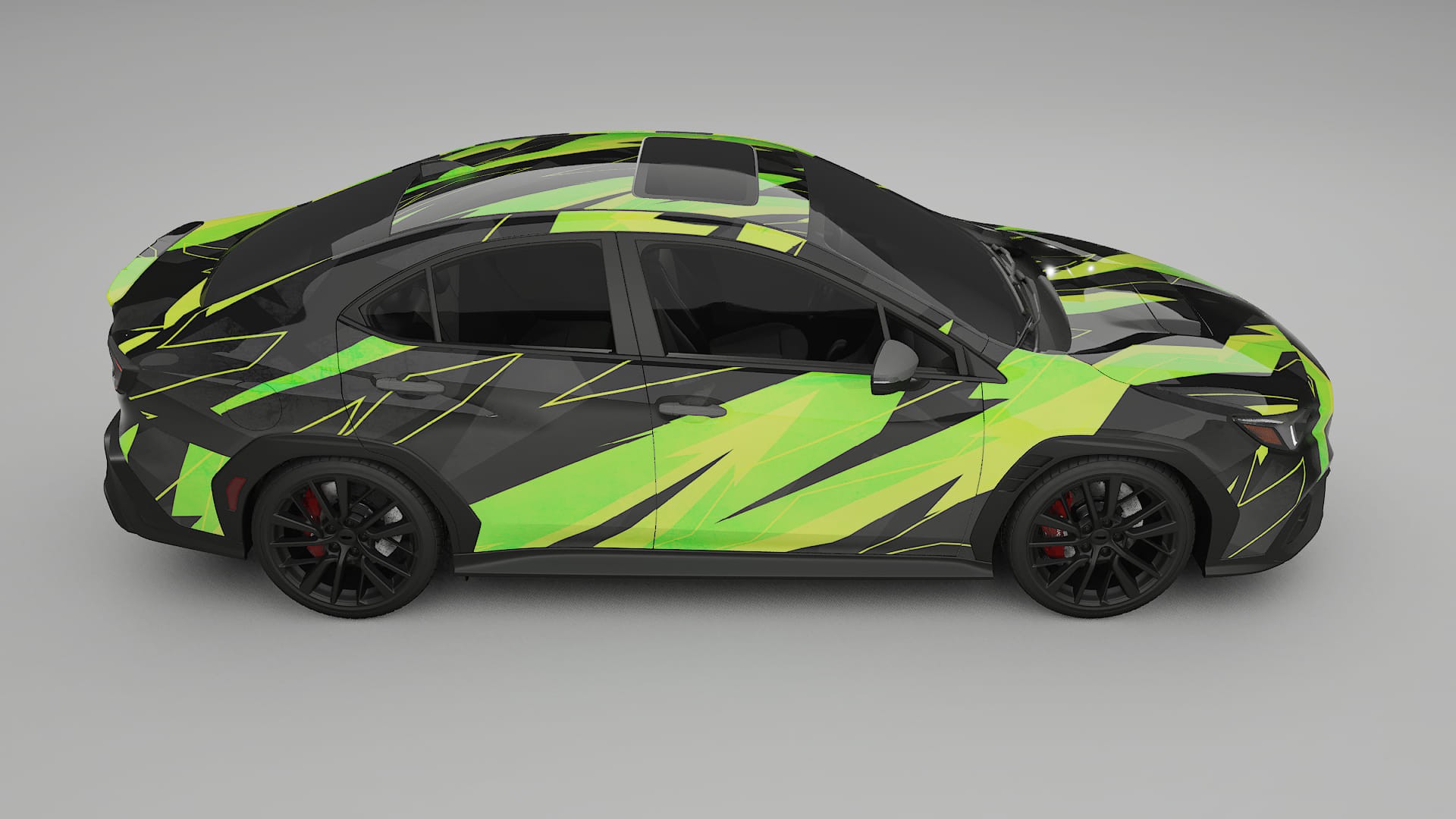 Subaru WRX VB NINJA TURTLES Designed Wrap PPF Kit – Printable Polyurethane Film