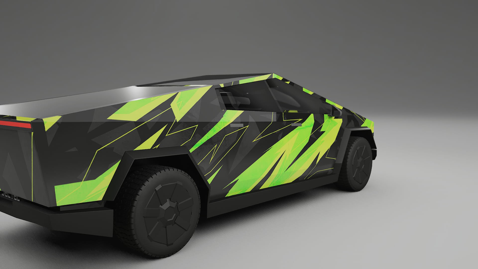 Tesla Cybertruck NINJA TURTLES Designed Wrap PPF Kit – Printable Polyurethane Film
