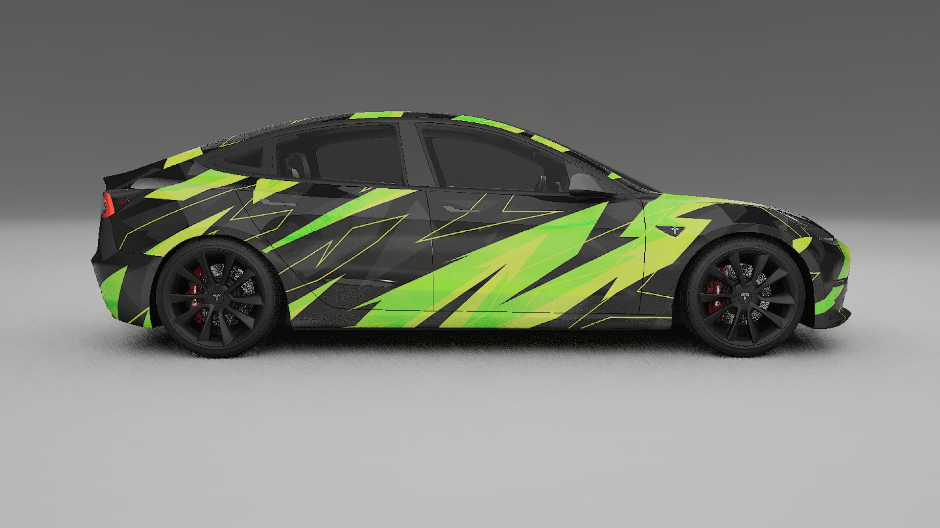 Tesla Model 3 NINJA TURTLES Designed Wrap PPF Kit – Printable Polyurethane Film
