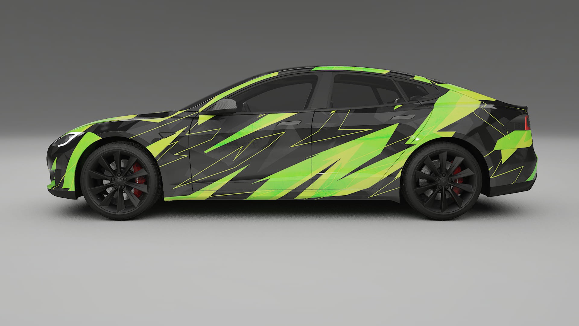 Tesla Model-S NINJA TURTLES Designed Wrap PPF Kit – Printable Polyurethane Film