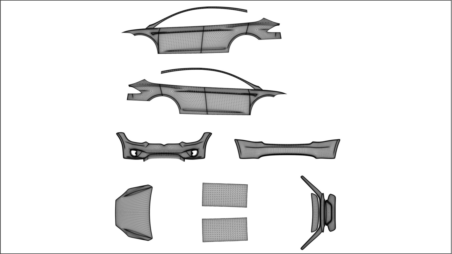 Tesla Model X NINJA TURTLES Designed Wrap PPF Kit – Printable Polyurethane Film 2