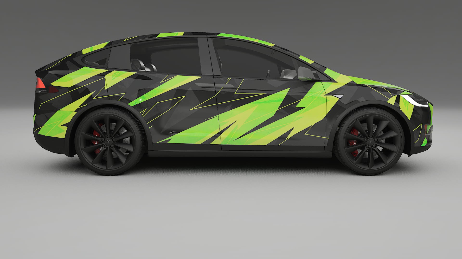 Tesla Model X NINJA TURTLES Designed Wrap PPF Kit – Printable Polyurethane Film