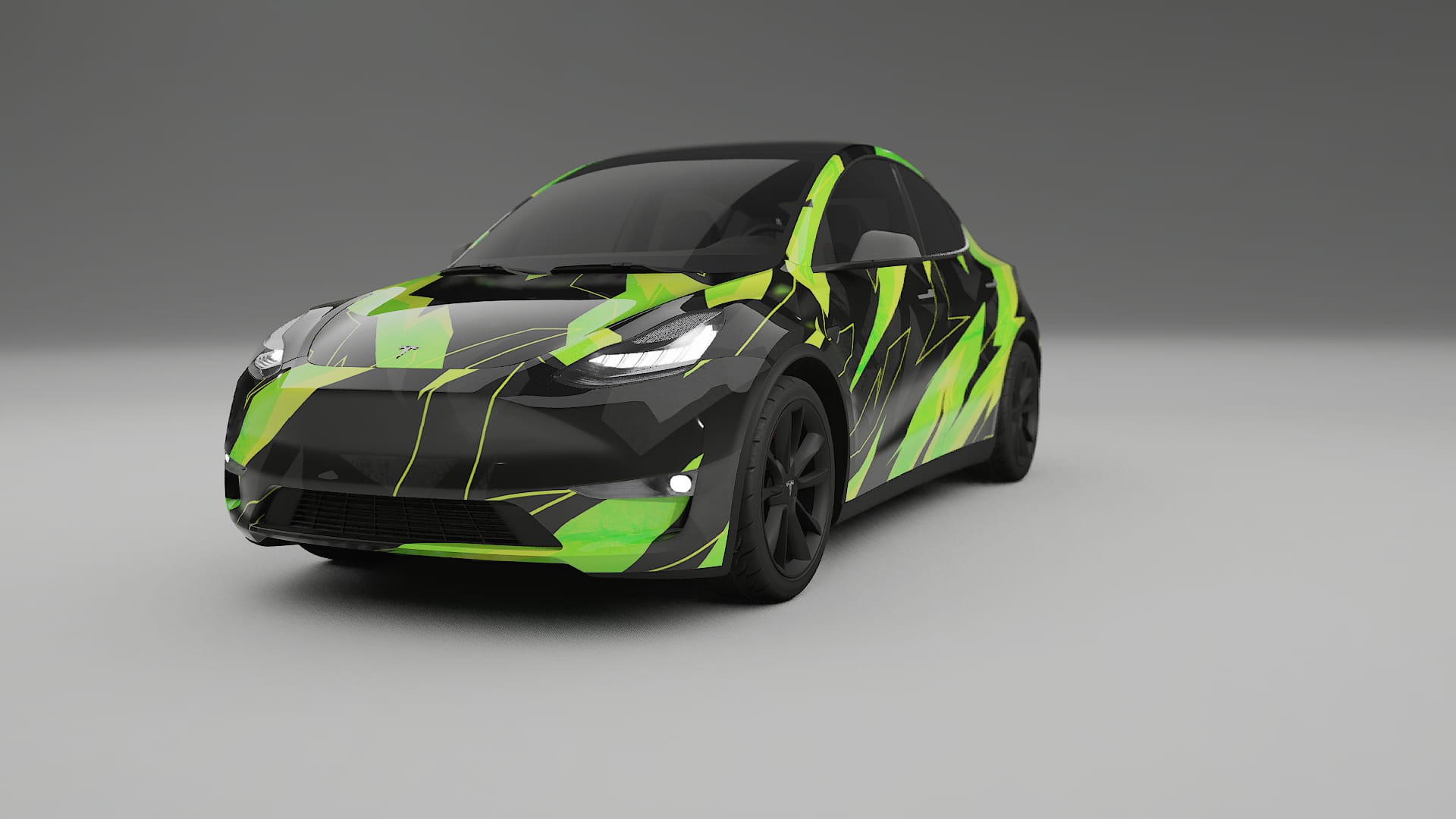 Tesla Model Y NINJA TURTLES Designed Wrap PPF Kit – Printable Polyurethane Film