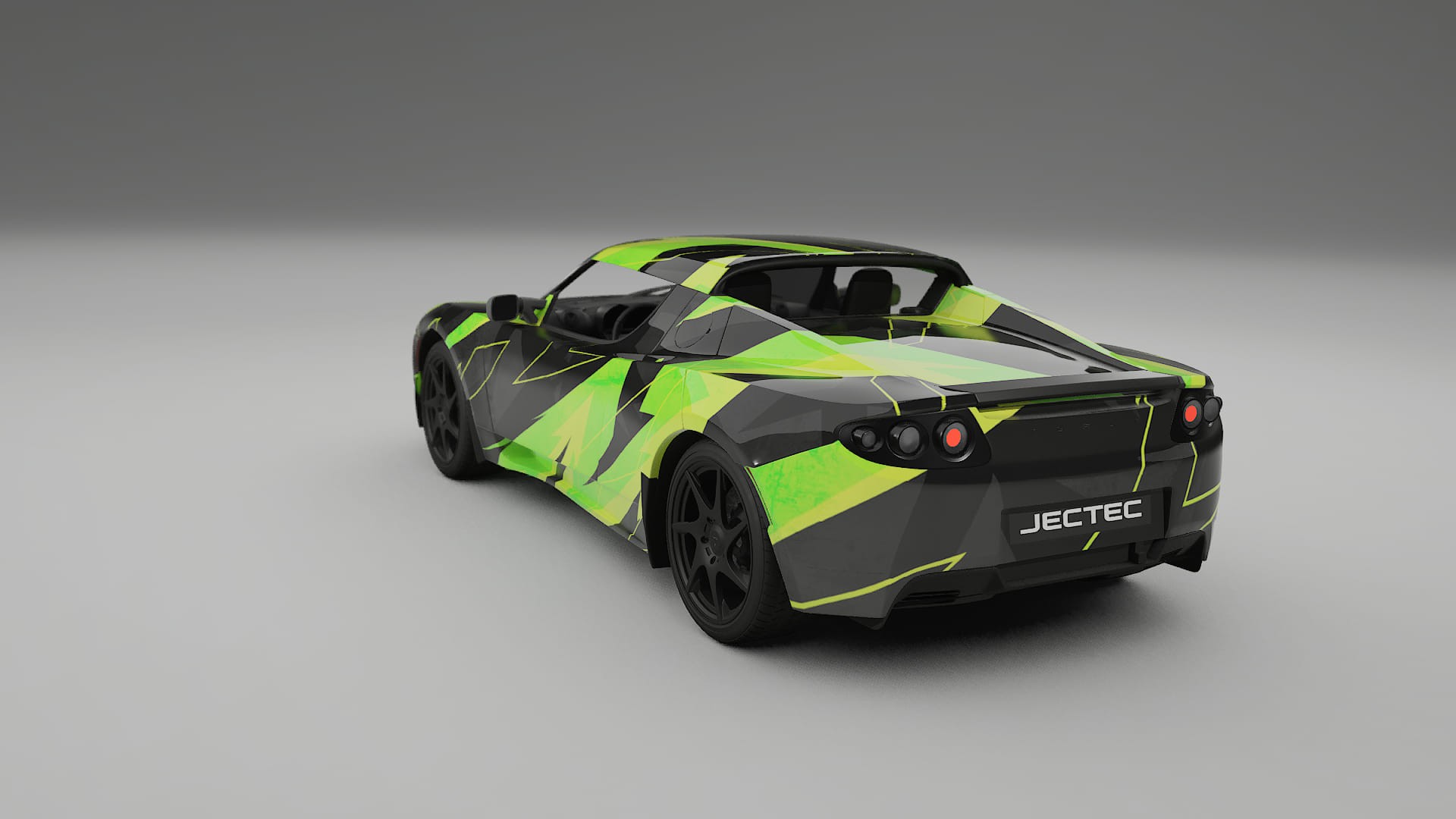Tesla Roadster 2.5 NINJA TURTLES Designed Wrap PPF Kit – Printable Polyurethane Film