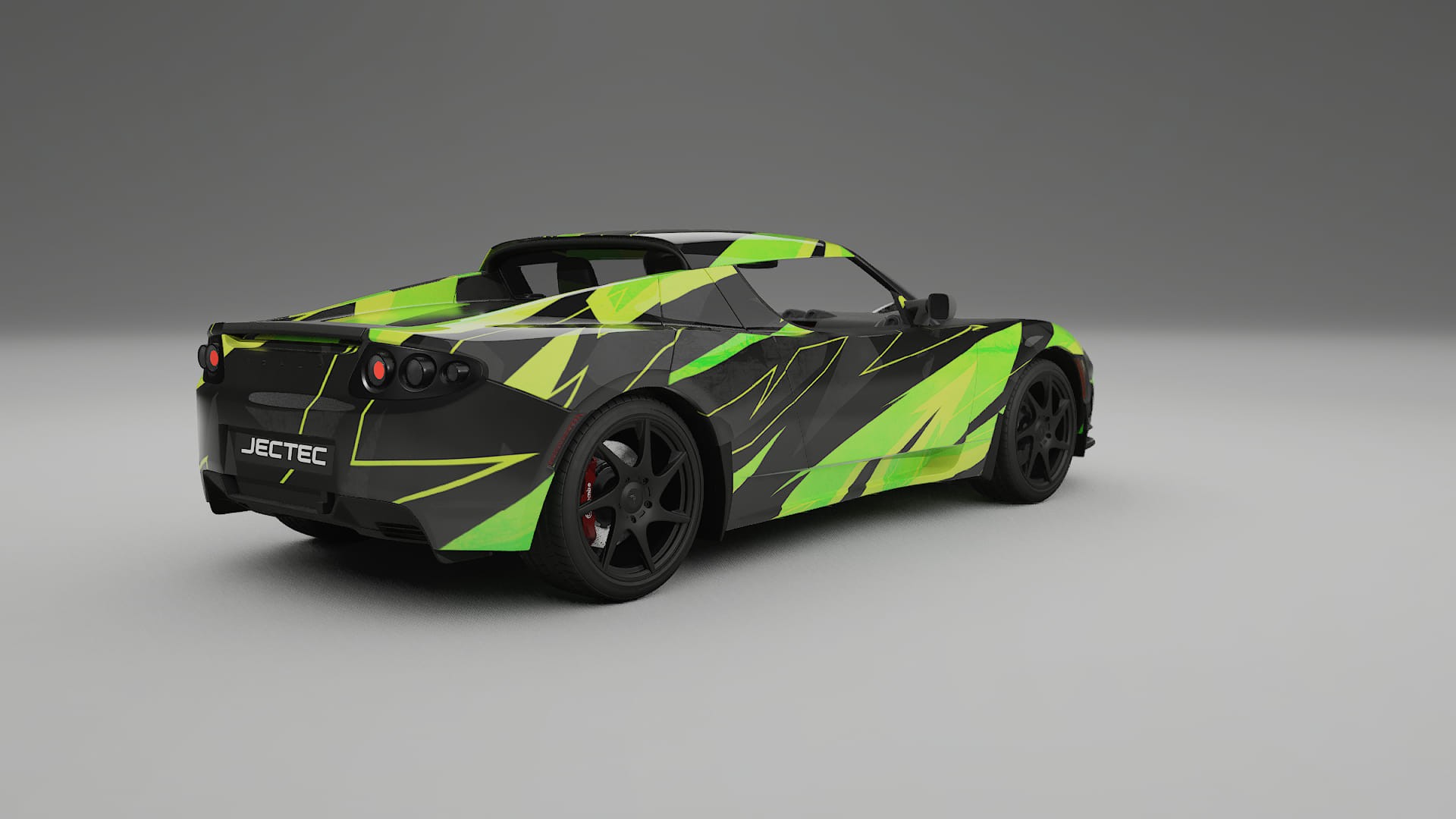 Tesla Roadster 2.5 NINJA TURTLES Designed Wrap PPF Kit – Printable Polyurethane Film