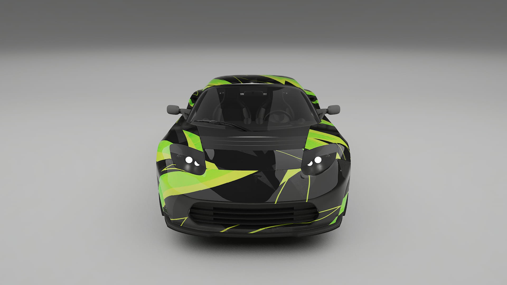 Tesla Roadster 2.5 NINJA TURTLES Designed Wrap PPF Kit – Printable Polyurethane Film