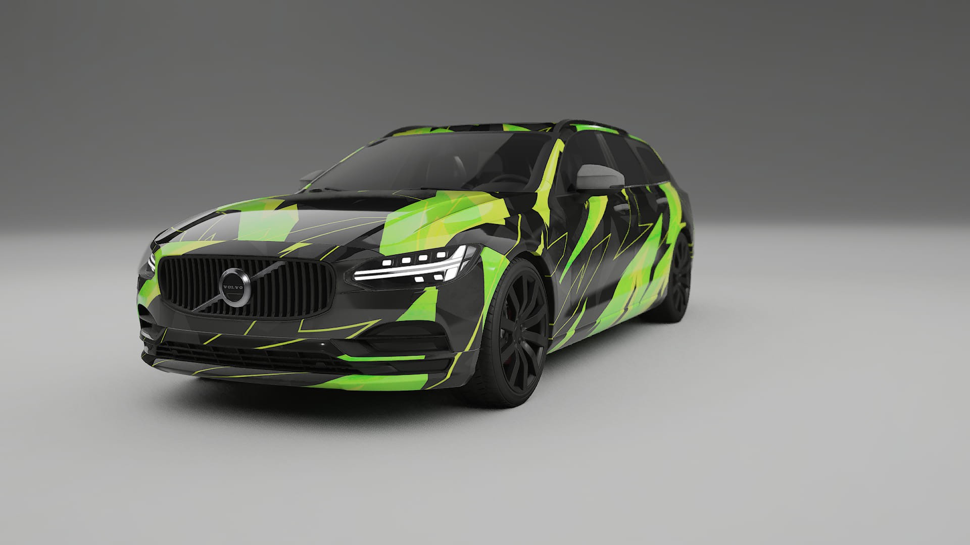 Volvo V90 P5 NINJA TURTLES Designed Wrap PPF Kit – Printable Polyurethane Film