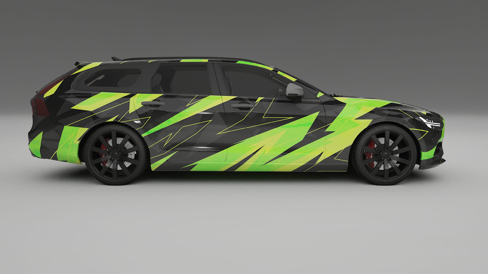 Volvo V90 P5 NINJA TURTLES Designed Wrap PPF Kit – Printable Polyurethane Film