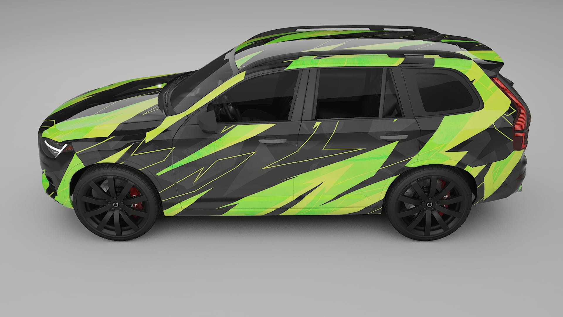 Volvo XC90 SPA NINJA TURTLES Designed Wrap PPF Kit – Printable Polyurethane Film