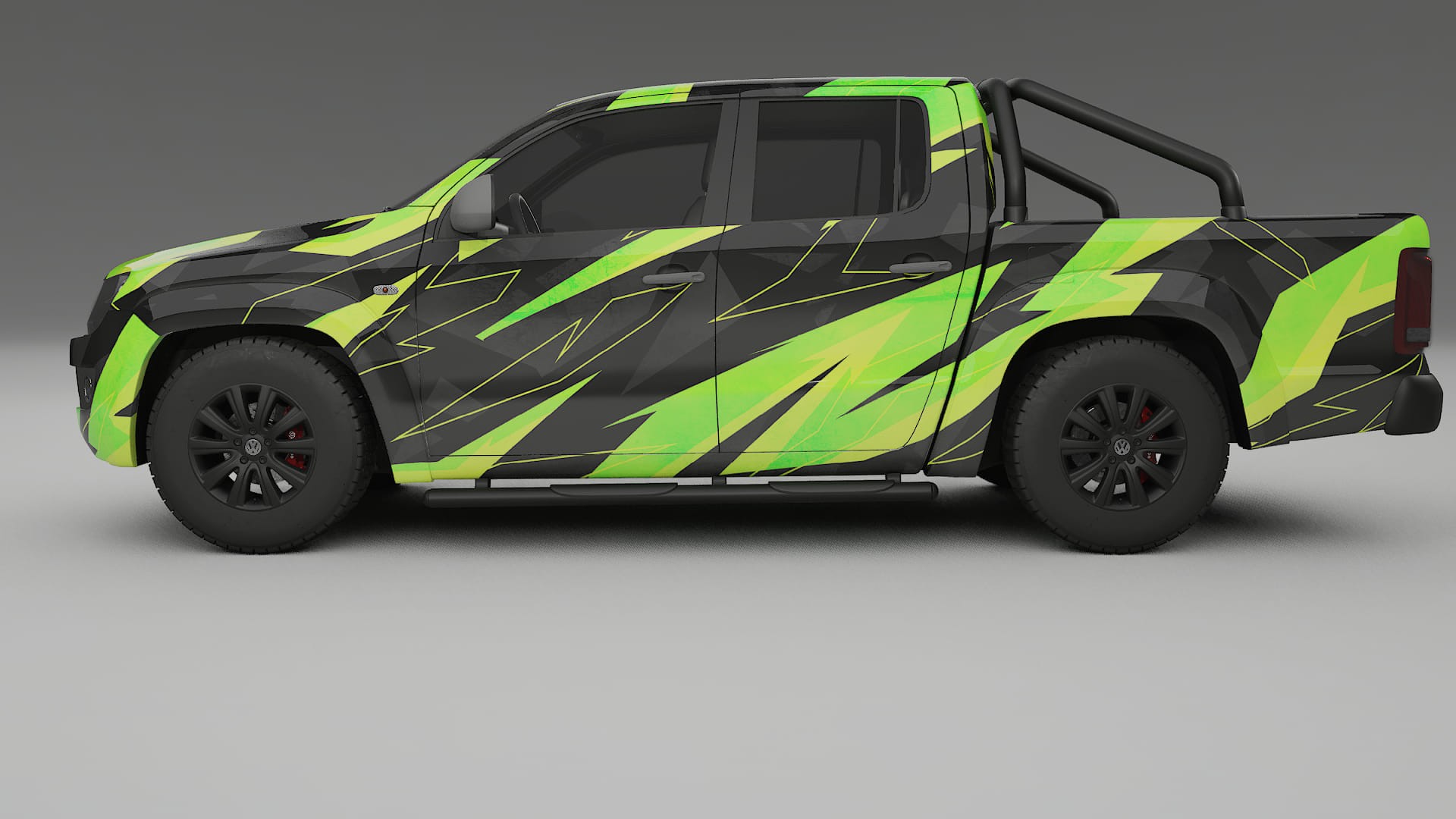VW Amarok 2H NINJA TURTLES Designed Wrap PPF Kit – Printable Polyurethane Film