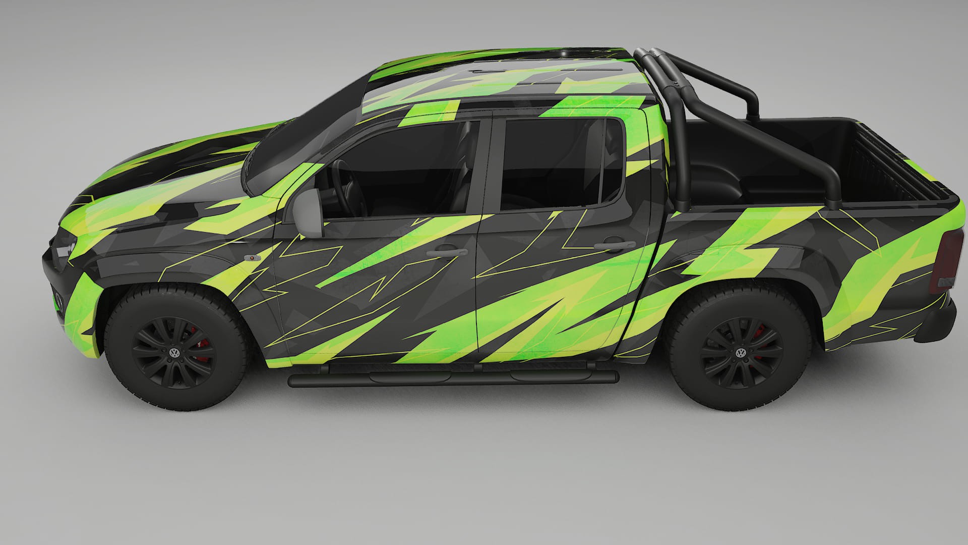VW Amarok 2H NINJA TURTLES Designed Wrap PPF Kit – Printable Polyurethane Film