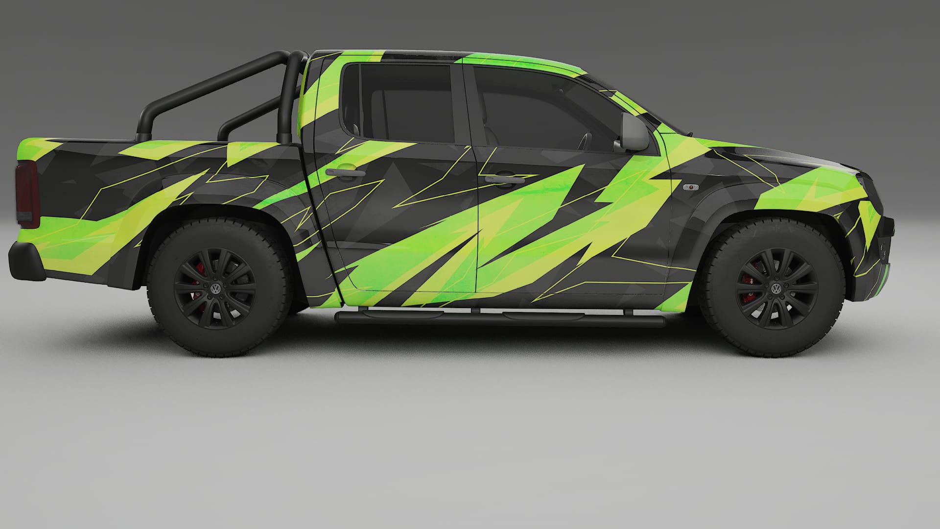 VW Amarok 2H NINJA TURTLES Designed Wrap PPF Kit – Printable Polyurethane Film