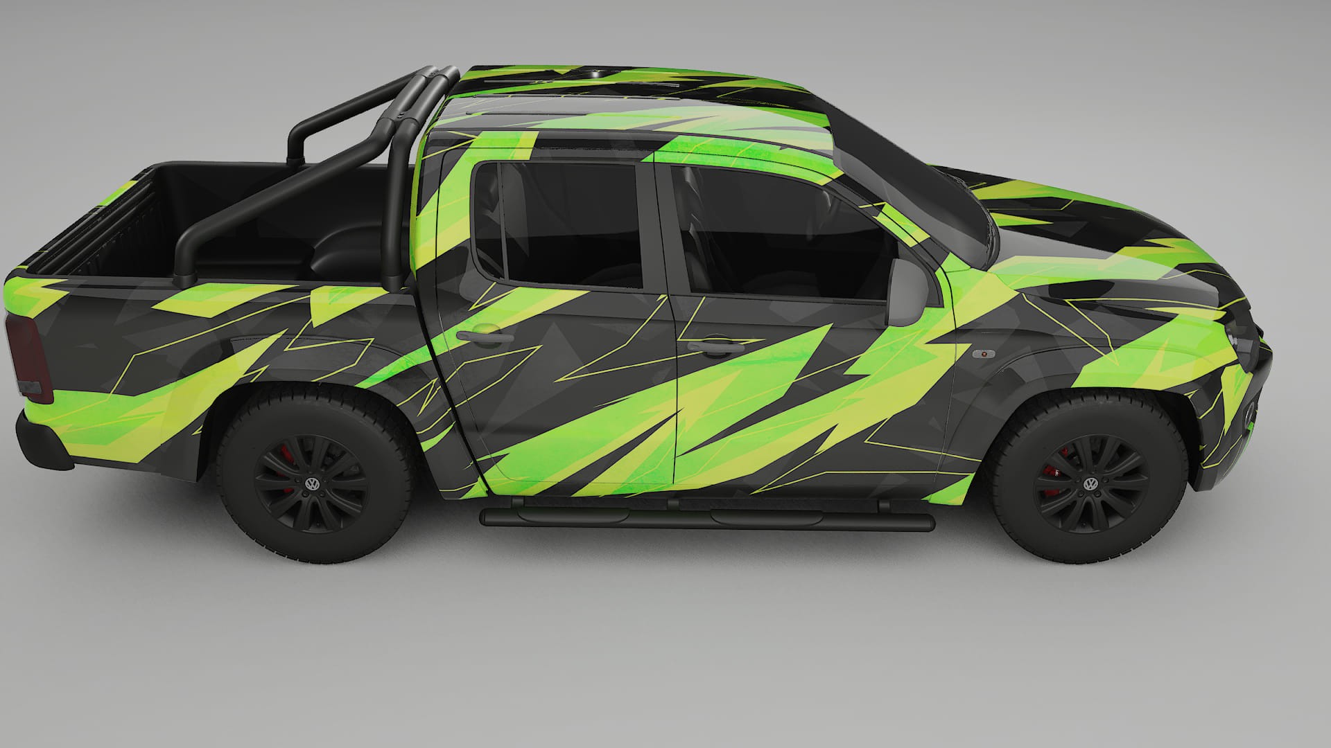 VW Amarok 2H NINJA TURTLES Designed Wrap PPF Kit – Printable Polyurethane Film