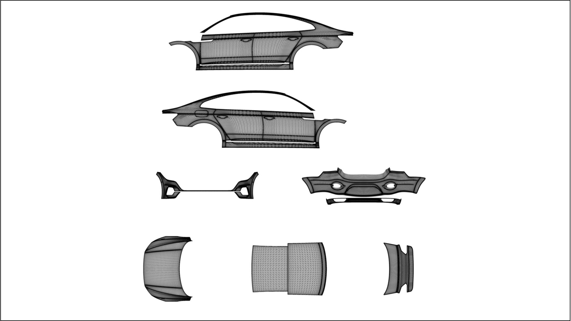 VW Arteon R 3H prefacelift pre-LCI NINJA TURTLES Designed Wrap PPF Kit – Printable Polyurethane Film 2