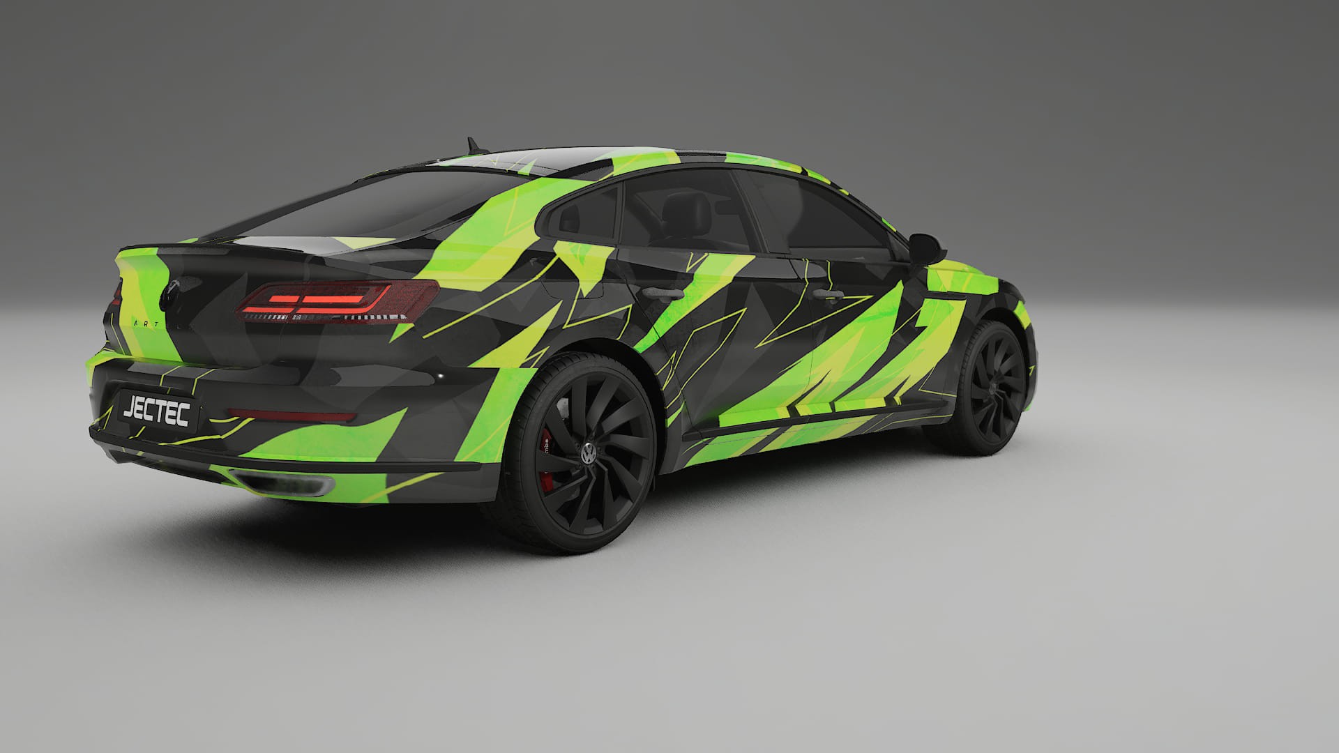 VW Arteon R 3H prefacelift pre-LCI NINJA TURTLES Designed Wrap PPF Kit – Printable Polyurethane Film