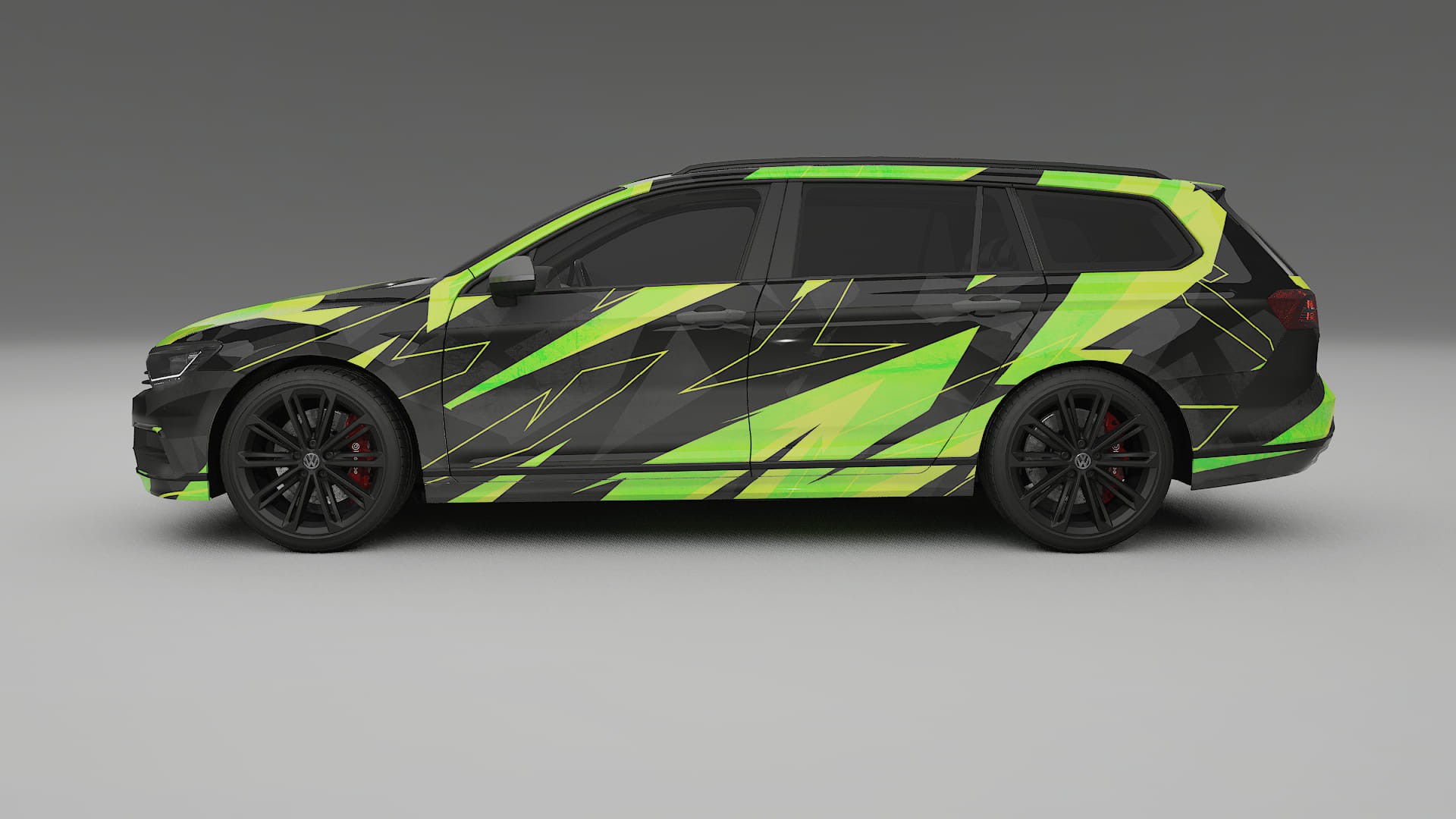 VW Passat VariantR B8 NINJA TURTLES Designed Wrap PPF Kit – Printable Polyurethane Film