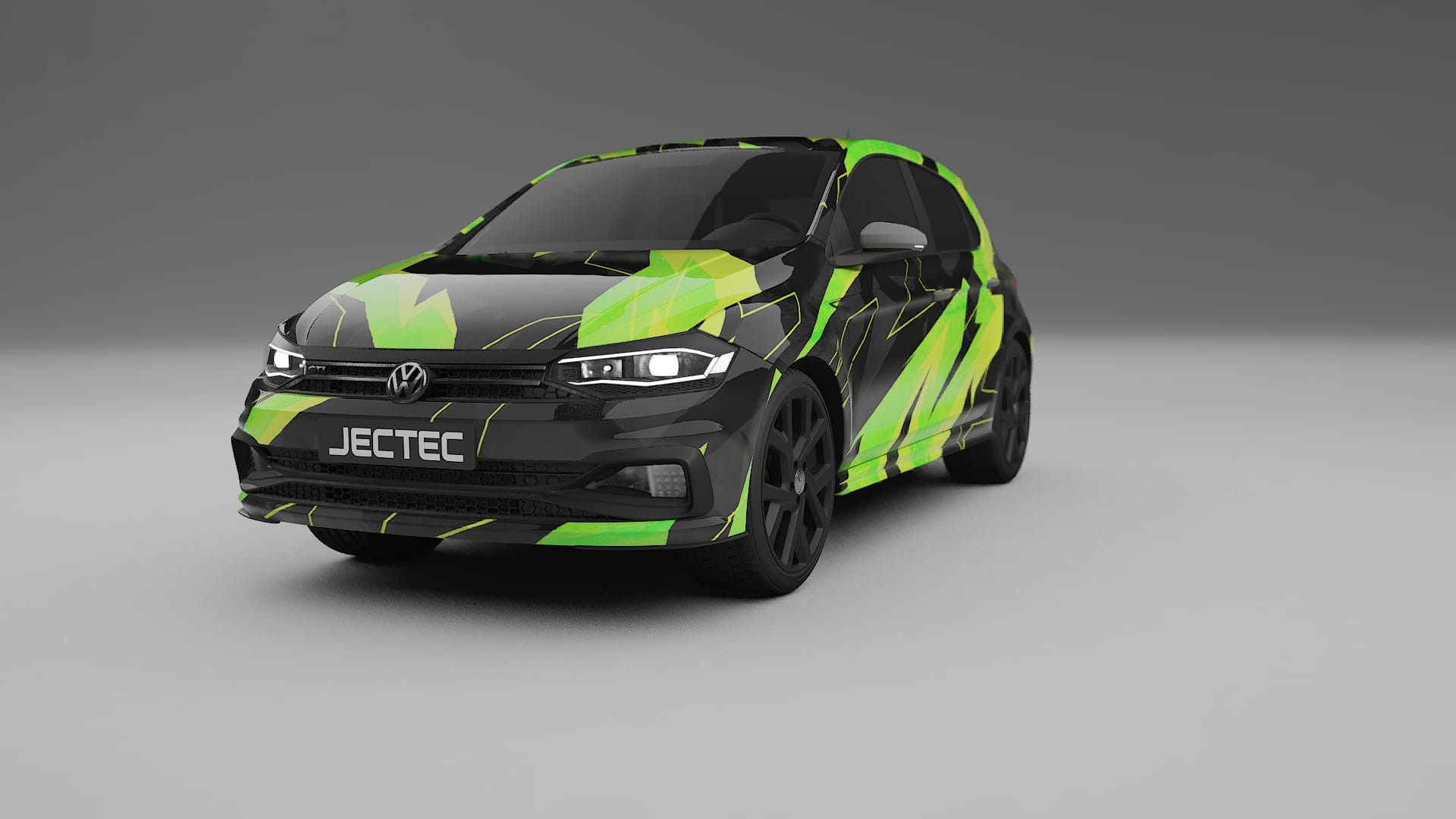 VW Polo GTI VI NINJA TURTLES Designed Wrap PPF Kit – Printable Polyurethane Film