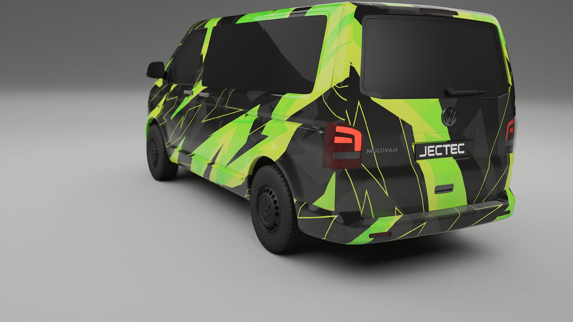 VW Transporter T5 Caravelle NINJA TURTLES Designed Wrap PPF Kit – Printable Polyurethane Film