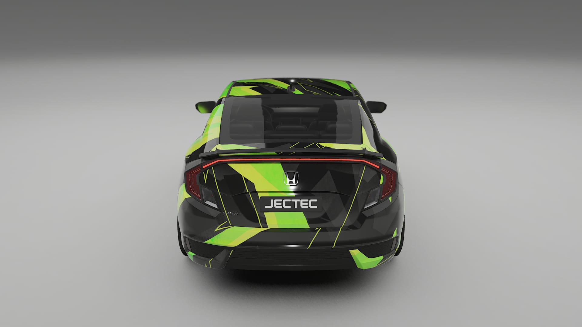 Honda Civic coupe prefacelift pre-LCI NINJA TURTLES Designed Wrap PPF Kit – Printable Polyurethane Film