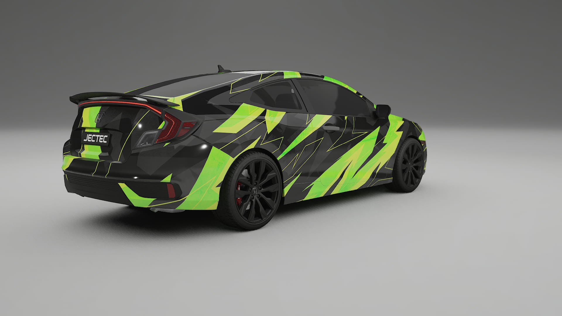 Honda Civic coupe prefacelift pre-LCI NINJA TURTLES Designed Wrap PPF Kit – Printable Polyurethane Film