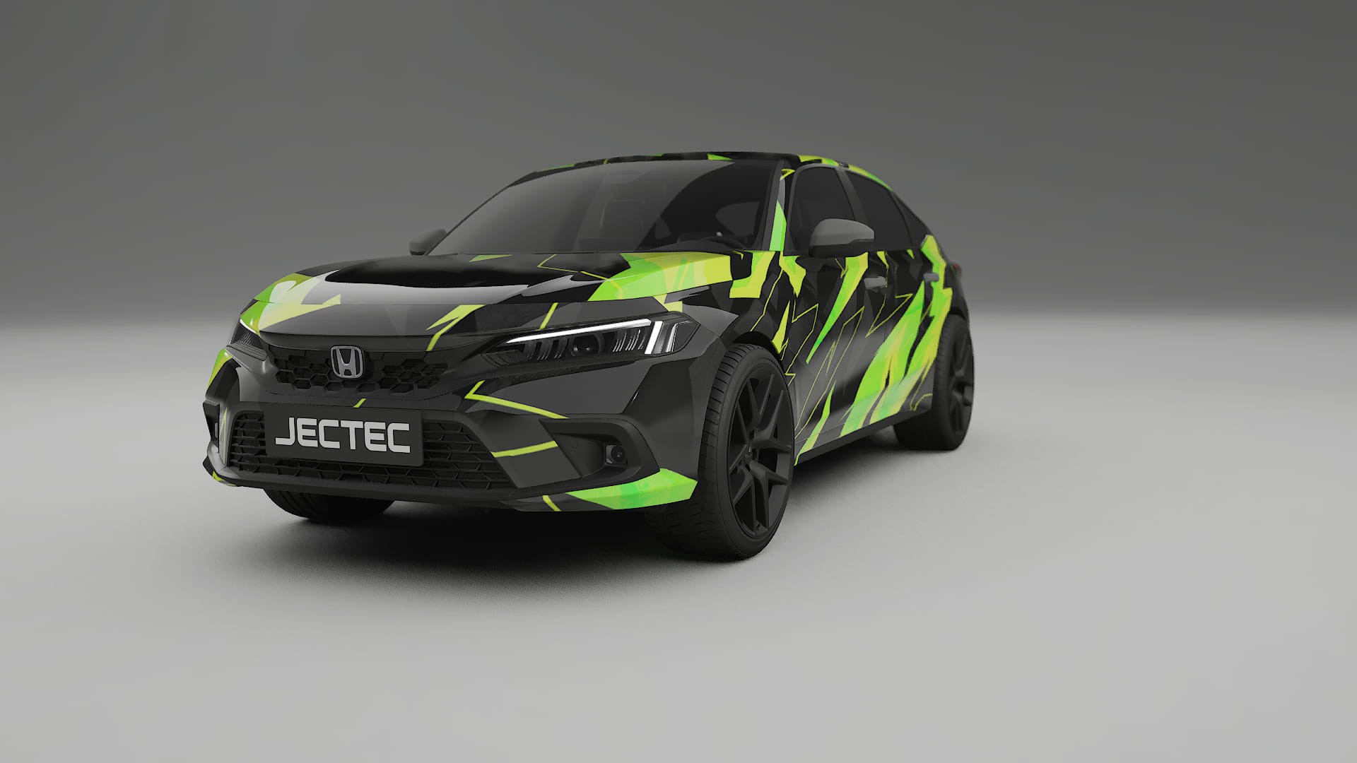 Honda Honda Civic hatchback NINJA TURTLES Designed Wrap PPF Kit – Printable Polyurethane Film