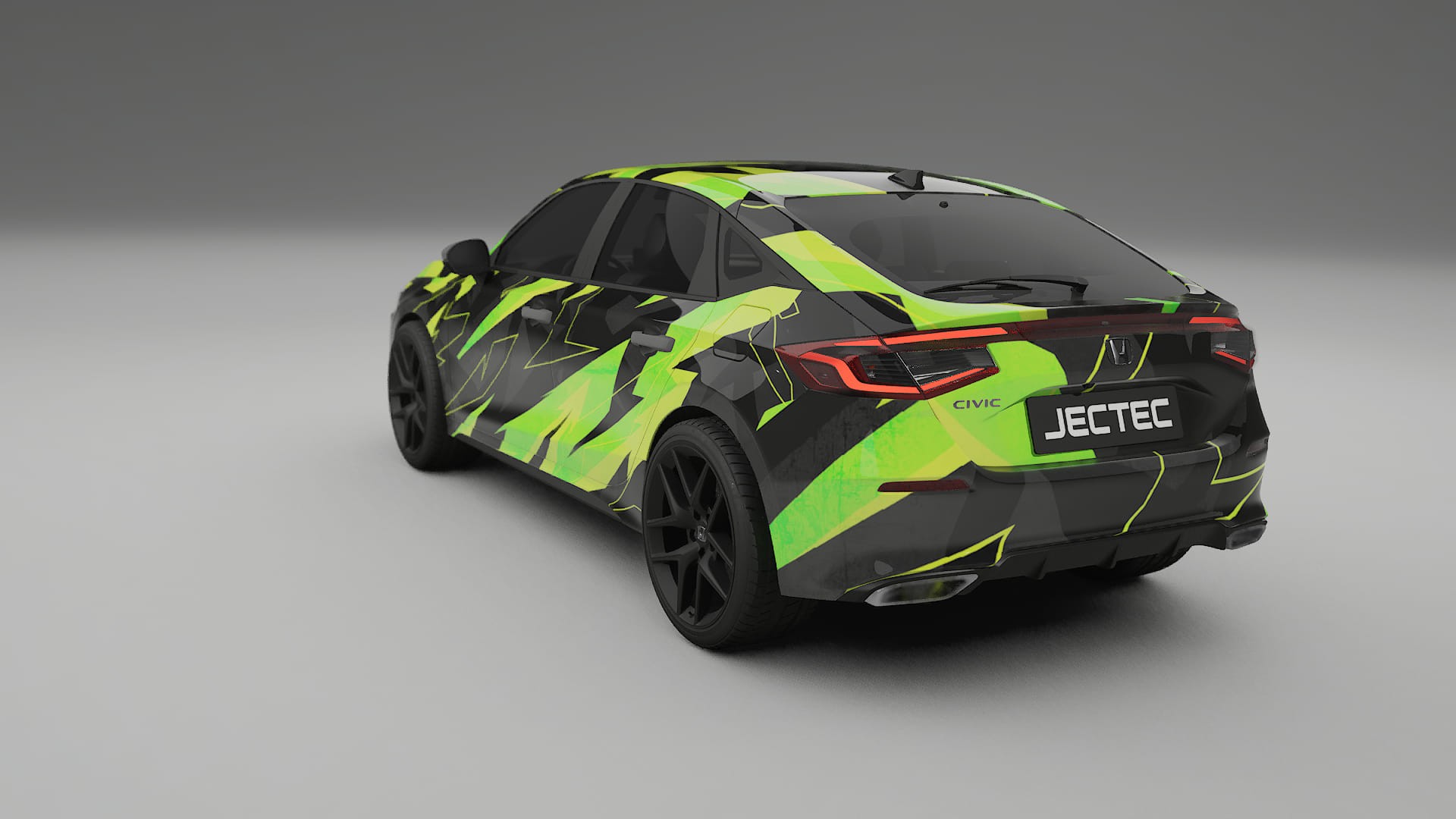 Honda Honda Civic hatchback NINJA TURTLES Designed Wrap PPF Kit – Printable Polyurethane Film