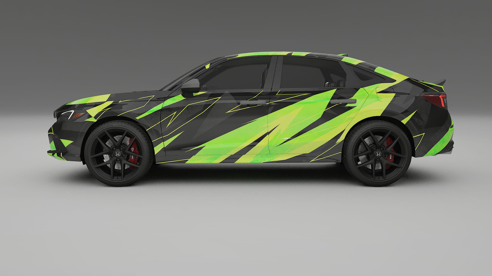 Honda Civic Si NINJA TURTLES Designed Wrap PPF Kit – Printable Polyurethane Film